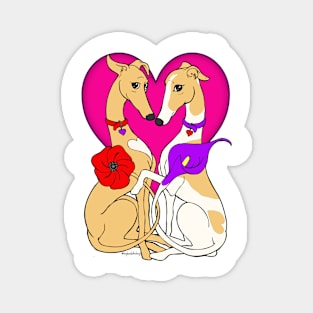 Greyhounds In Love Magnet