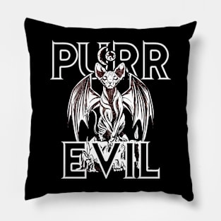 Purr Evil Pillow