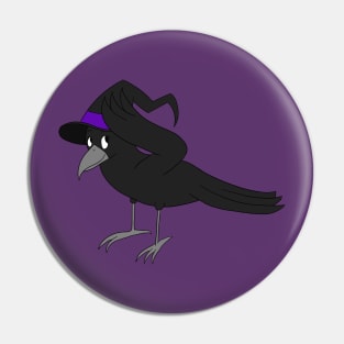 Crow Witch Pin