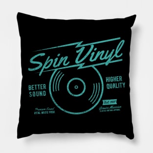 Spin Vinyl Retro Record Pillow