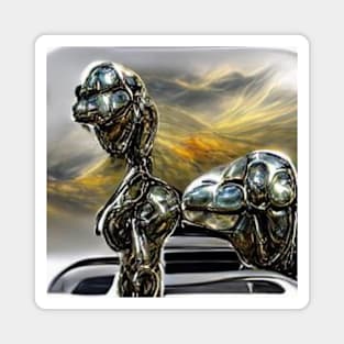 Metal Golem on Car Magnet