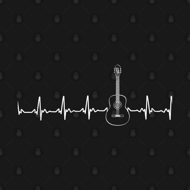 classic guitar funny love heart beats by yassinnox