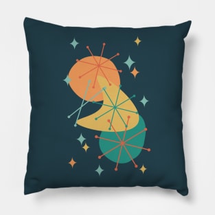 Atomic Age Mid Century Modern Composition I Pillow