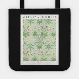 William Morris Exhibition Wall Art Morris Textile Design Daisy Pattern Floral Art Tote