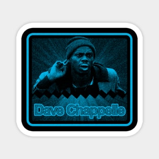 Dave Chappelle DC aesthetic turquoise blue color Magnet