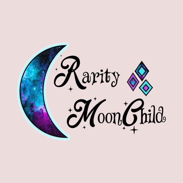 Rarity MoonChild Logo Tee by quirkle5