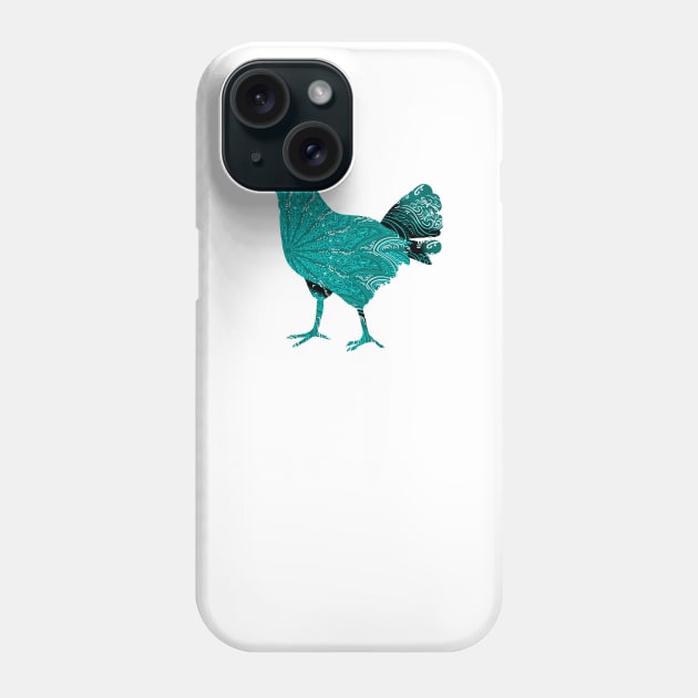 Chicken Lovers Artistic Chicken Phone Case by dlinca