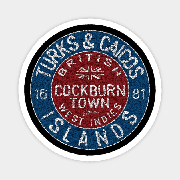 Cockburn Town, Turks & Caicos Islands, British West Indies Magnet by jcombs