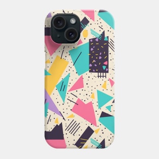 Geometric Pattern 80s 90s Memphis Style Phone Case