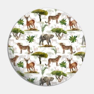 Animals of Africa Pin