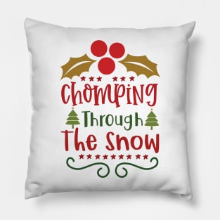 Chomping Through The Snow Pillow