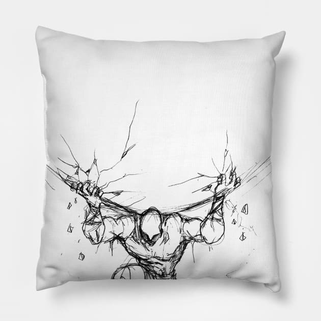 Be Strong Pillow by hitext