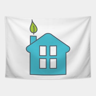 Green Home Tapestry