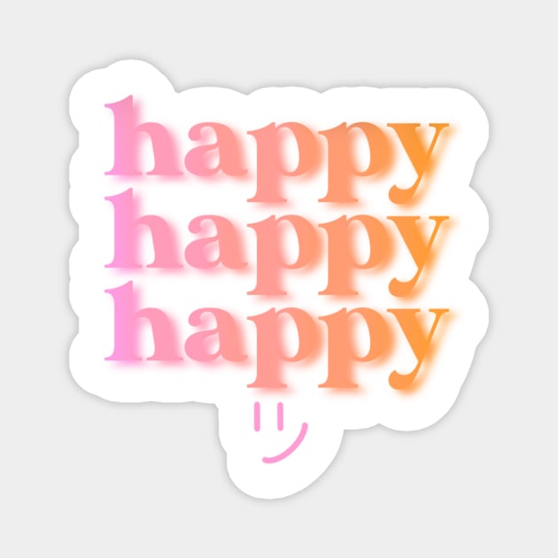 happy Magnet by nicolecella98