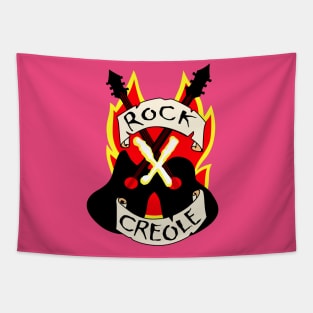 Gambit '97's Rock X Creole Crop Top Tee Tapestry