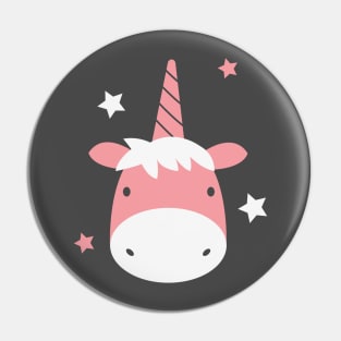 Cute pink unicorn Pin