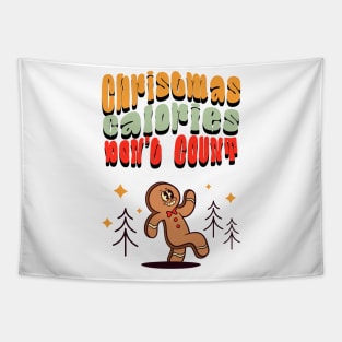 gingerbread man retro character Tapestry