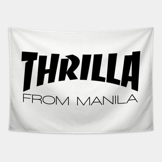Filipino Thrilla From Manila Pacquiao Tapestry by airealapparel