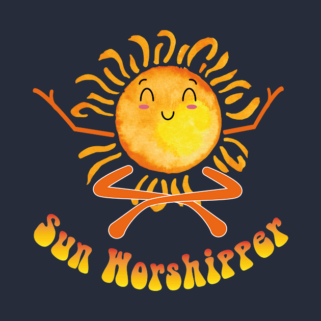 Sun Worshipper, summer design by eyoubree