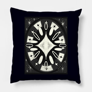 Cosmos | Black and White Version Pillow