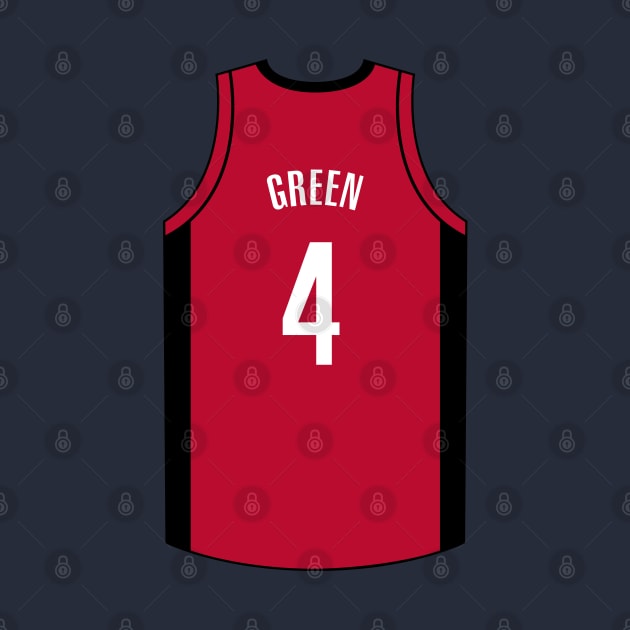 Jalen Green Houston Jersey Qiangy by qiangdade