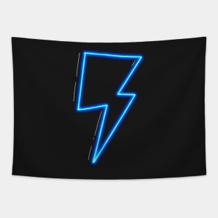 lightning bolt blue Tapestry