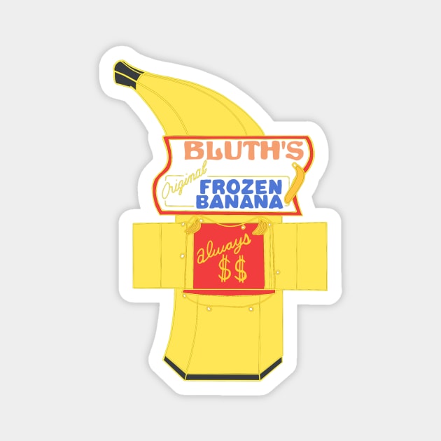 Banana Stand Magnet by Nerdpins