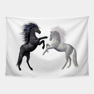 Wild Horses, Stallions Tapestry