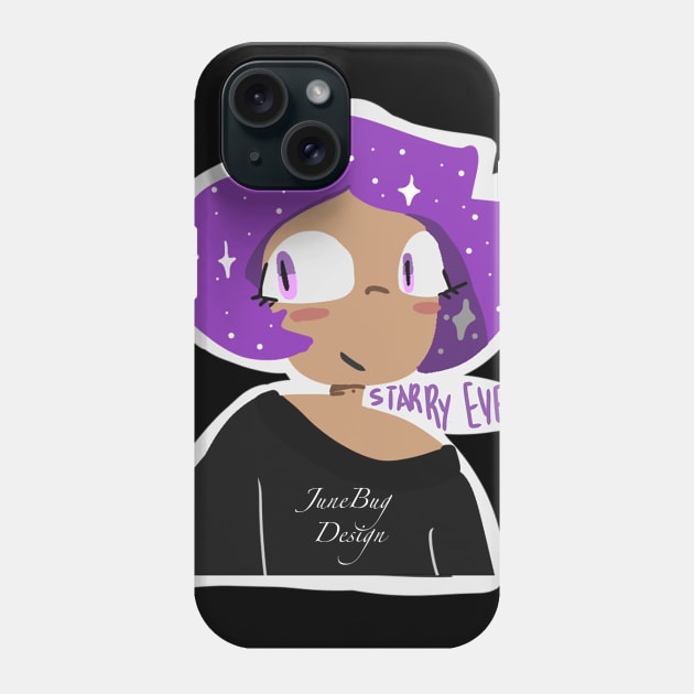 Starry Eyed Phone Case by MyTeeGraphics