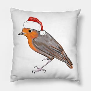 Christmas Robin Pillow