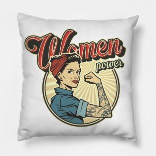 Women power Pillow