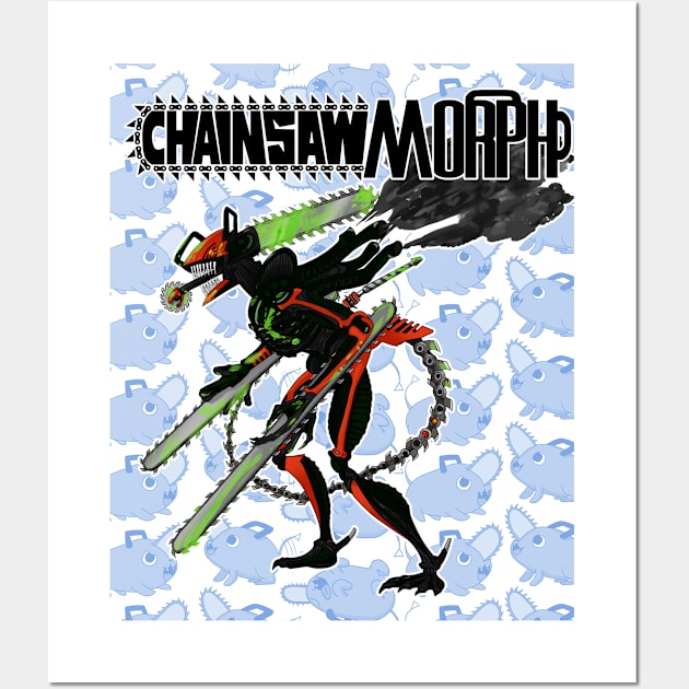 Japanese Anime Chainsaw Man Poster Manga Covers Wall Art Print