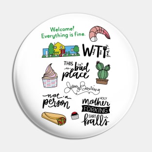 The Good Place TV Show Art Pin