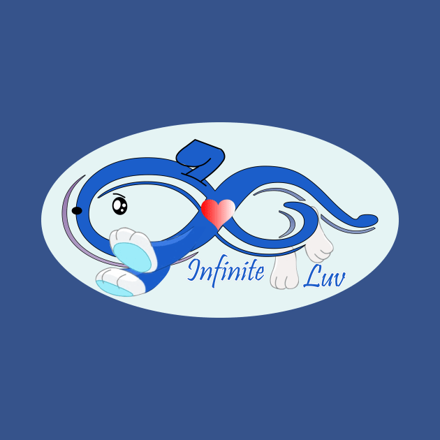 Infinite Luv Dog by PlayfulPandaDesigns