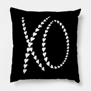 XO Valentines Day Hugs and Kisses I Love You Pillow