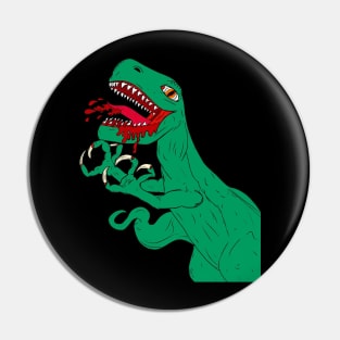 Vicious Velociraptor Raptor Pin