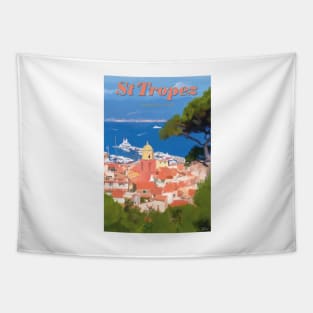 Saint Tropez, French Riviera France Tapestry