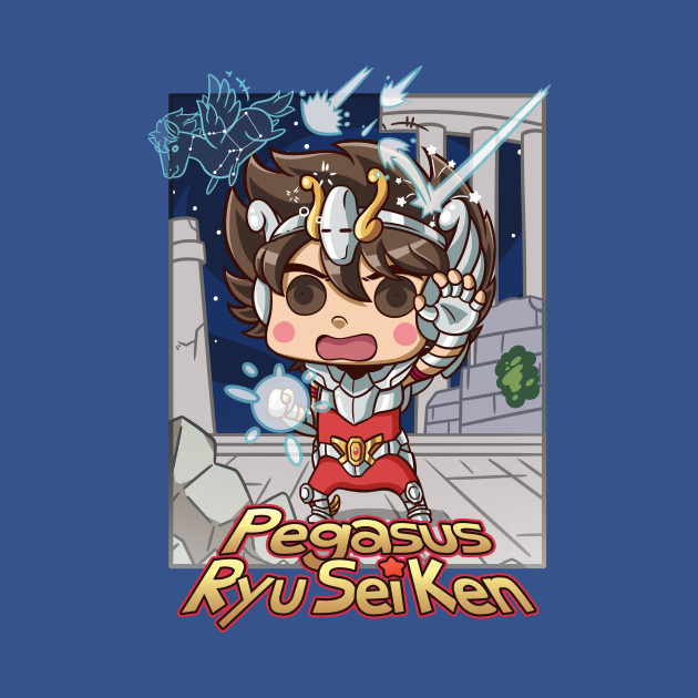 Disover Pegasus Ryu Sei Ken - Saint Seiya - T-Shirt