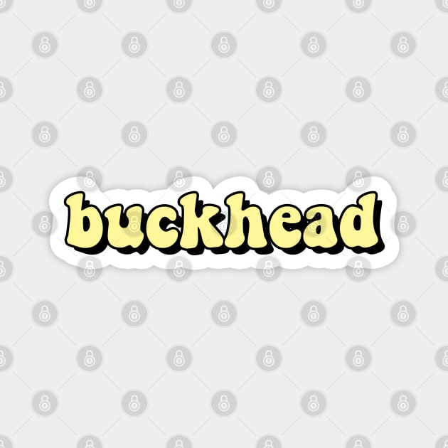 Buckhead Soft Yellow Magnet by AdventureFinder