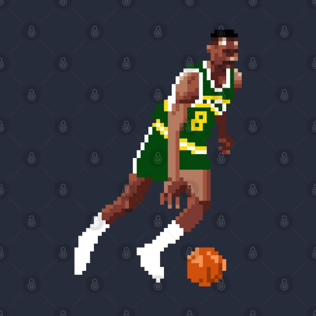 Eddie Johnson Pixel Dribble by qiangdade