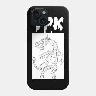 TPK - Total Party Kill - Light Dragon Sketch Phone Case