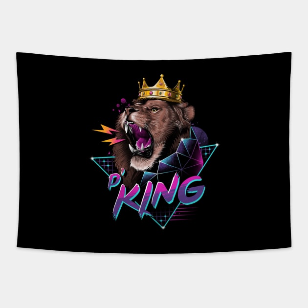 Rad King Tapestry by Vincent Trinidad Art