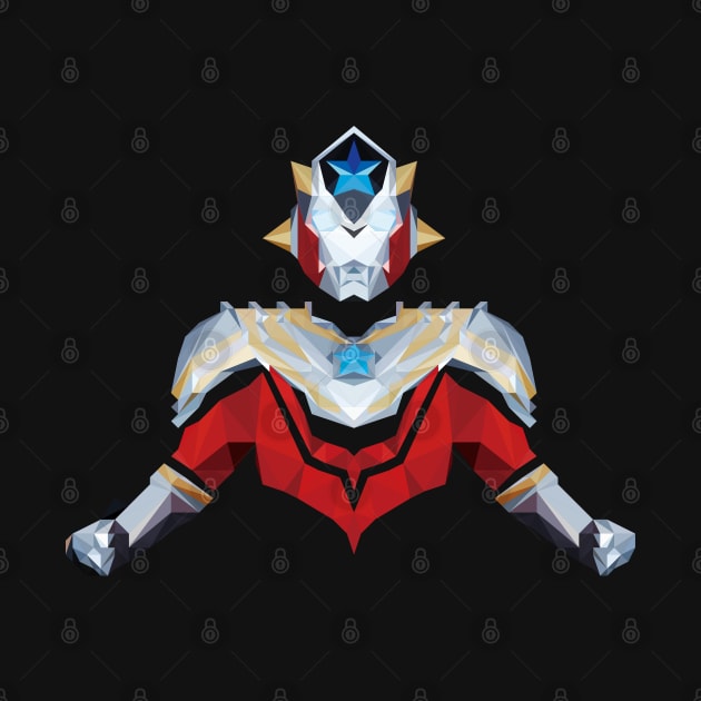 Ultraman Titas (Low Poly Style) by The Toku Verse