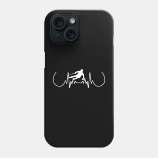 Skiing Heartbeat Phone Case