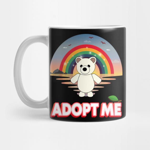 Cute Sunset Polar Bear Adopt Me Mug Teepublic - neon polar bear adopt me roblox