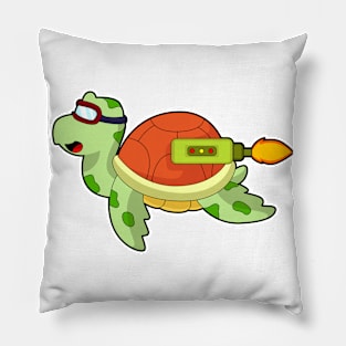 Turtle Rocket Pillow