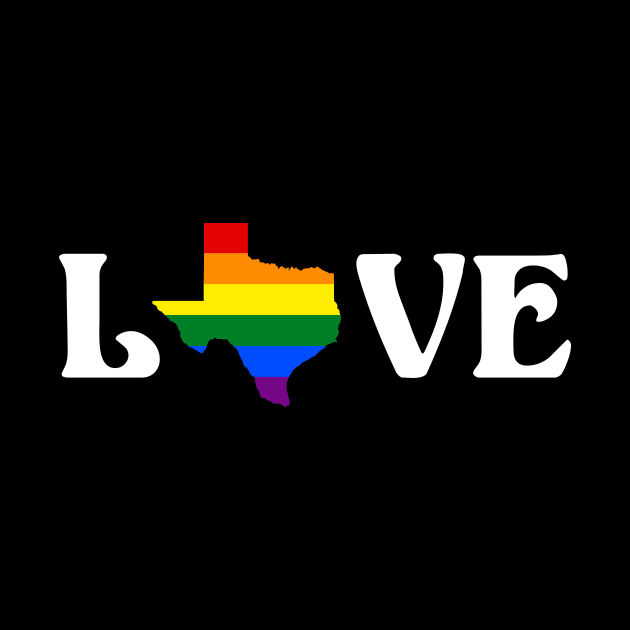 Texas LOVE | LGBT Rainbow Pride by jpmariano