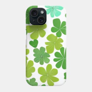 Scattered Clover (MD23Pat004) Phone Case