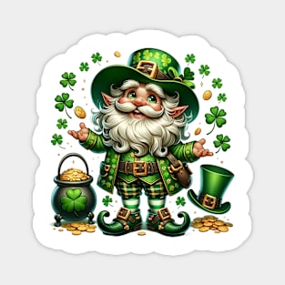 St Patricks Day Leprechaun Magnet