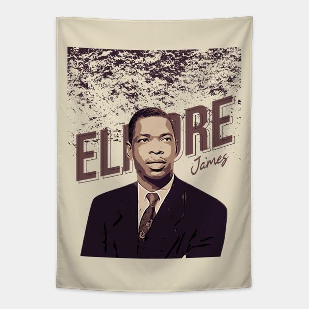 Elmore James Tapestry by Degiab